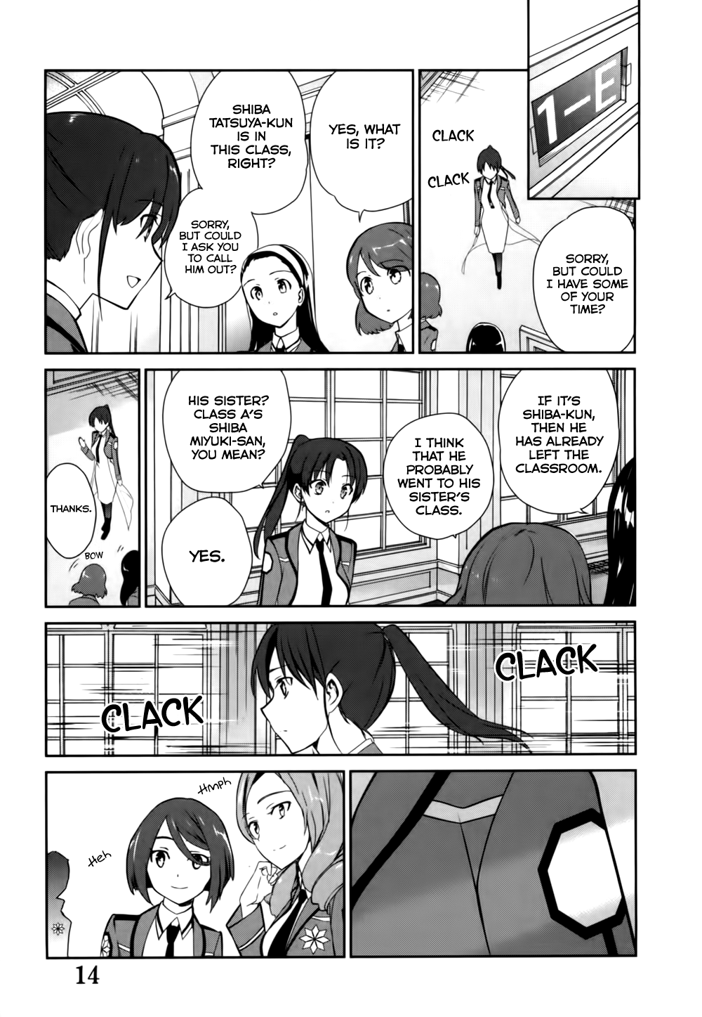 Mahouka Koukou no Yuutousei Chapter 14 page 2 - Chapter 14: Chapter 14