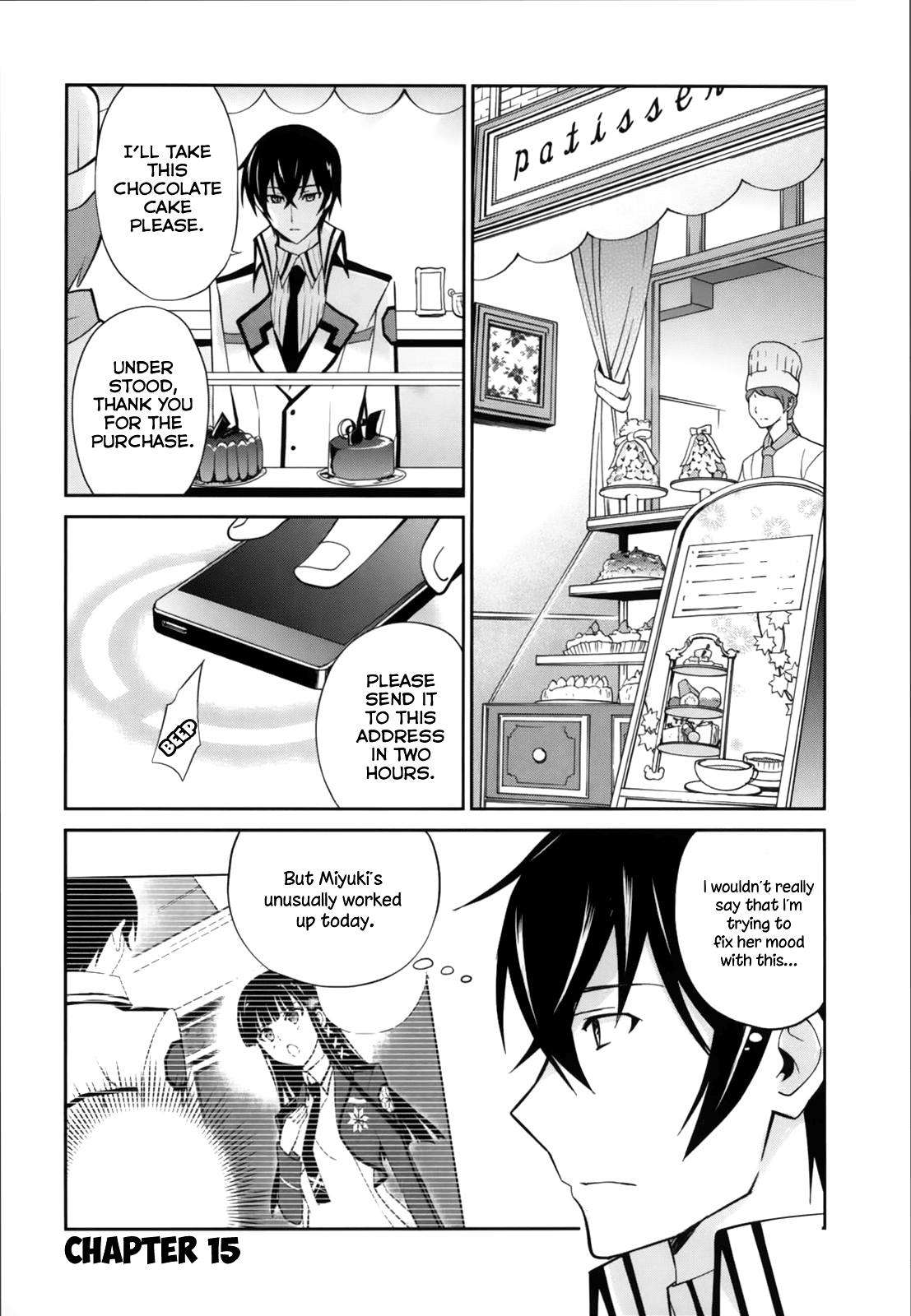 Mahouka Koukou no Yuutousei Chapter 15 page 2 - Chapter 15: Chapter 15