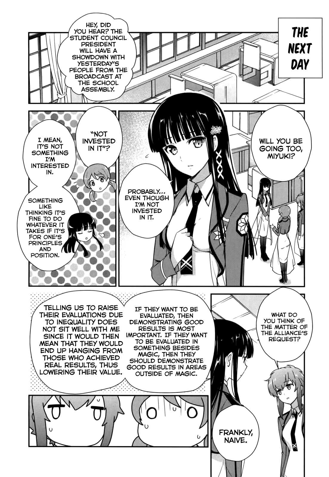 Mahouka Koukou no Yuutousei Chapter 17 page 14 - Chapter 17: Chapter 17