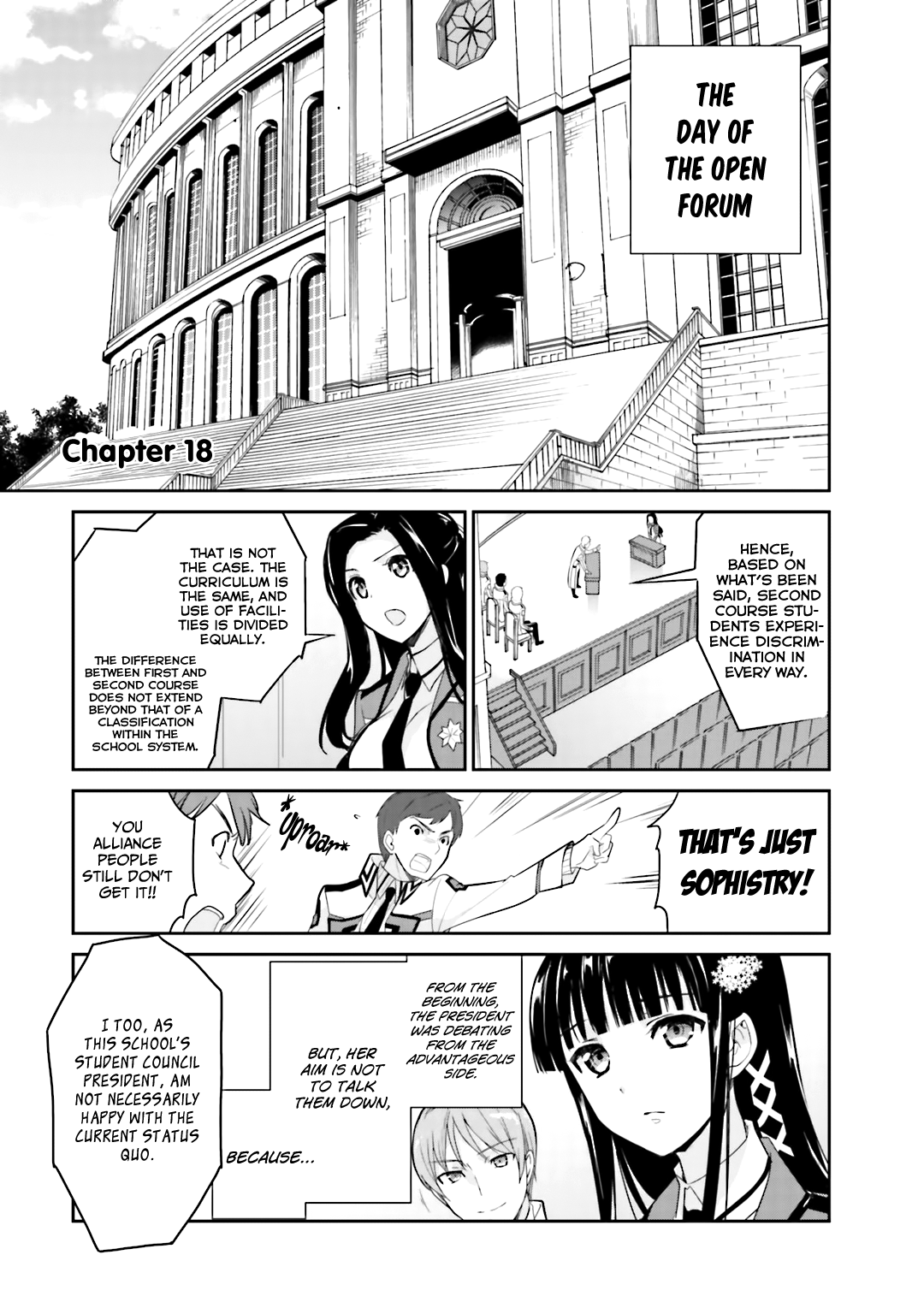 Mahouka Koukou no Yuutousei Chapter 18 page 6 - Chapter 18: Chapter 18