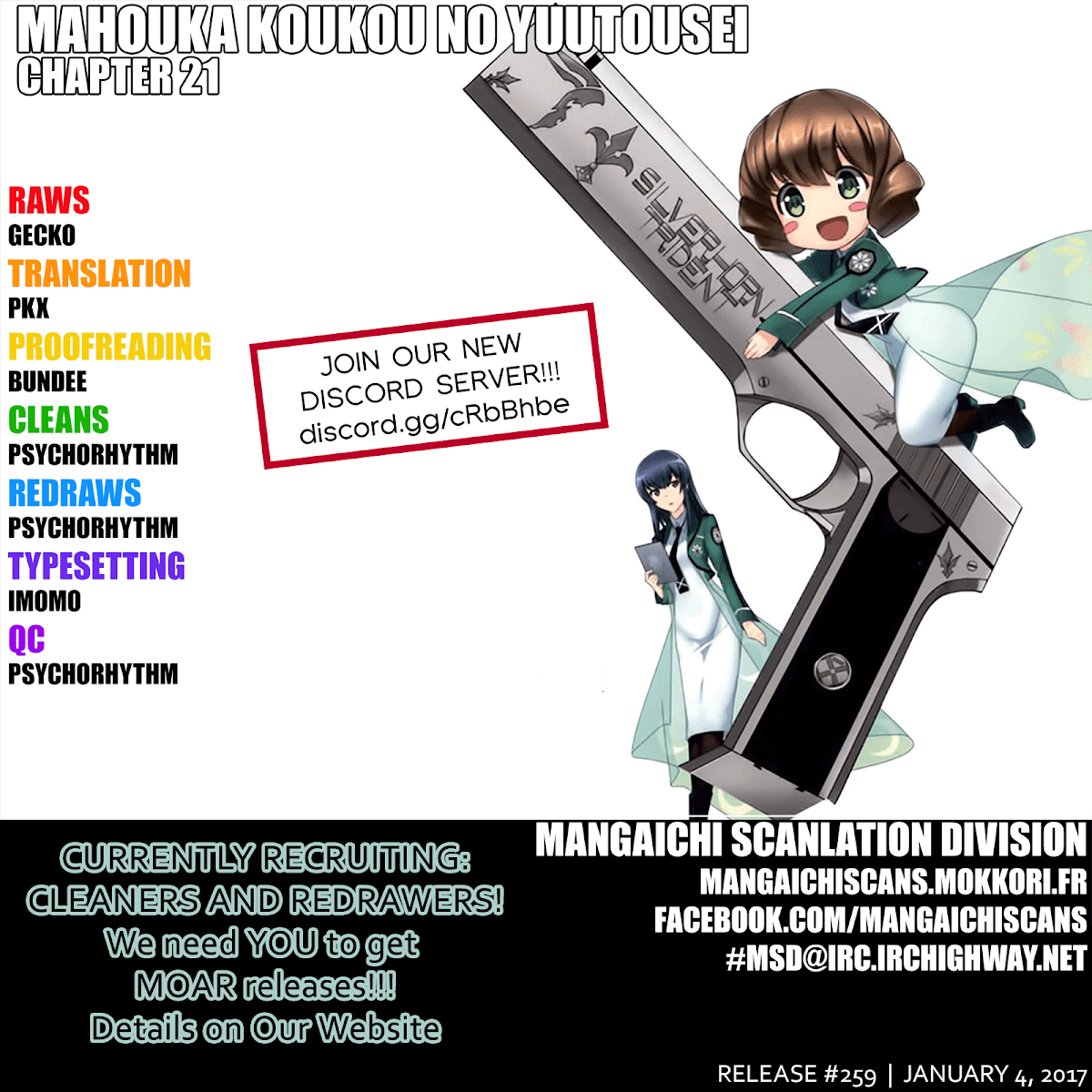 Mahouka Koukou no Yuutousei Chapter 21 page 1 - Chapter 21: Chapter 21