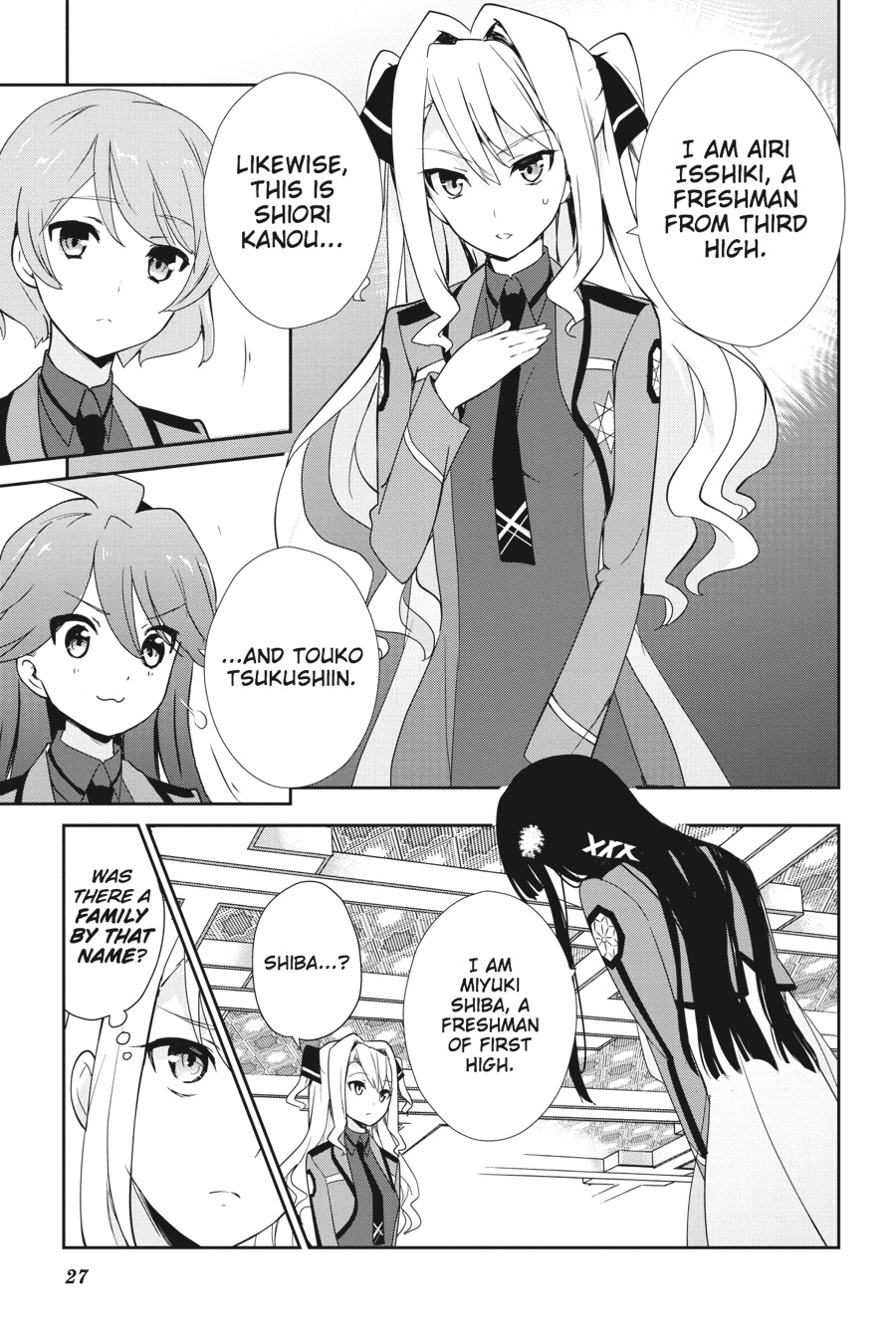 Mahouka Koukou no Yuutousei Chapter 25 page 9 - Chapter 25