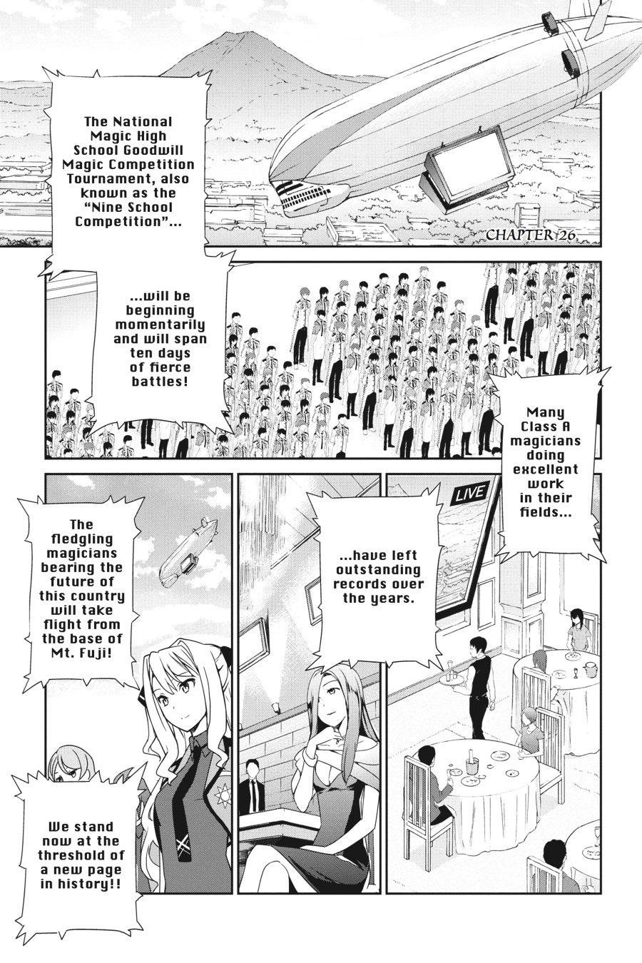 Mahouka Koukou no Yuutousei Chapter 26 page 1 - Chapter 26