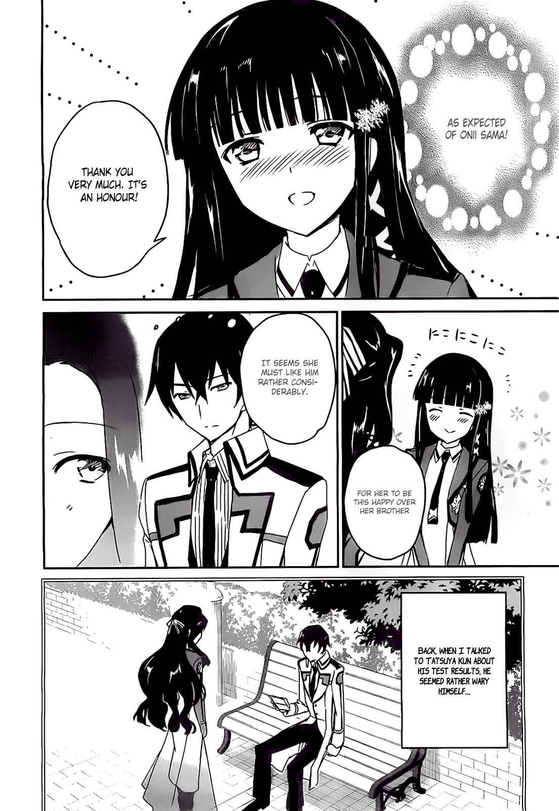 Mahouka Koukou no Yuutousei Chapter 3 page 12 - Chapter 3: Chapter 3