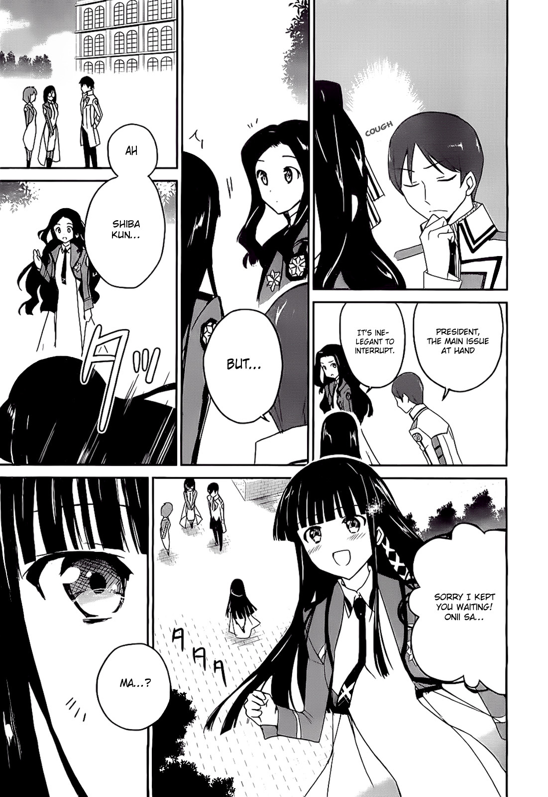 Mahouka Koukou no Yuutousei Chapter 3 page 13 - Chapter 3: Chapter 3