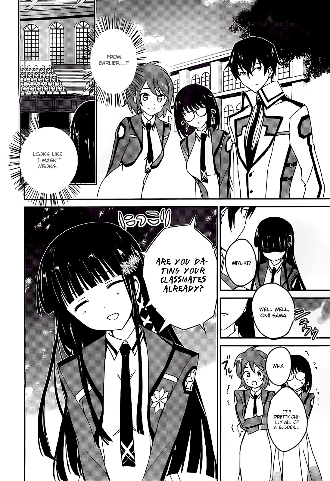 Mahouka Koukou no Yuutousei Chapter 3 page 14 - Chapter 3: Chapter 3