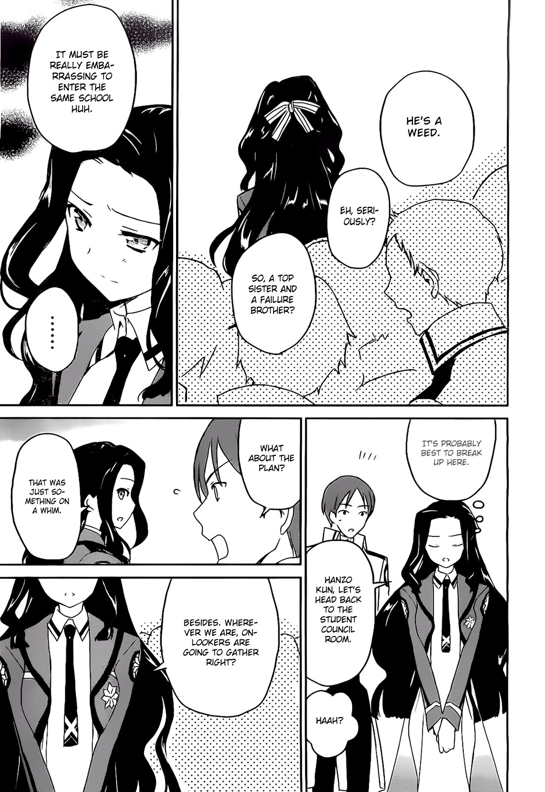 Mahouka Koukou no Yuutousei Chapter 3 page 17 - Chapter 3: Chapter 3