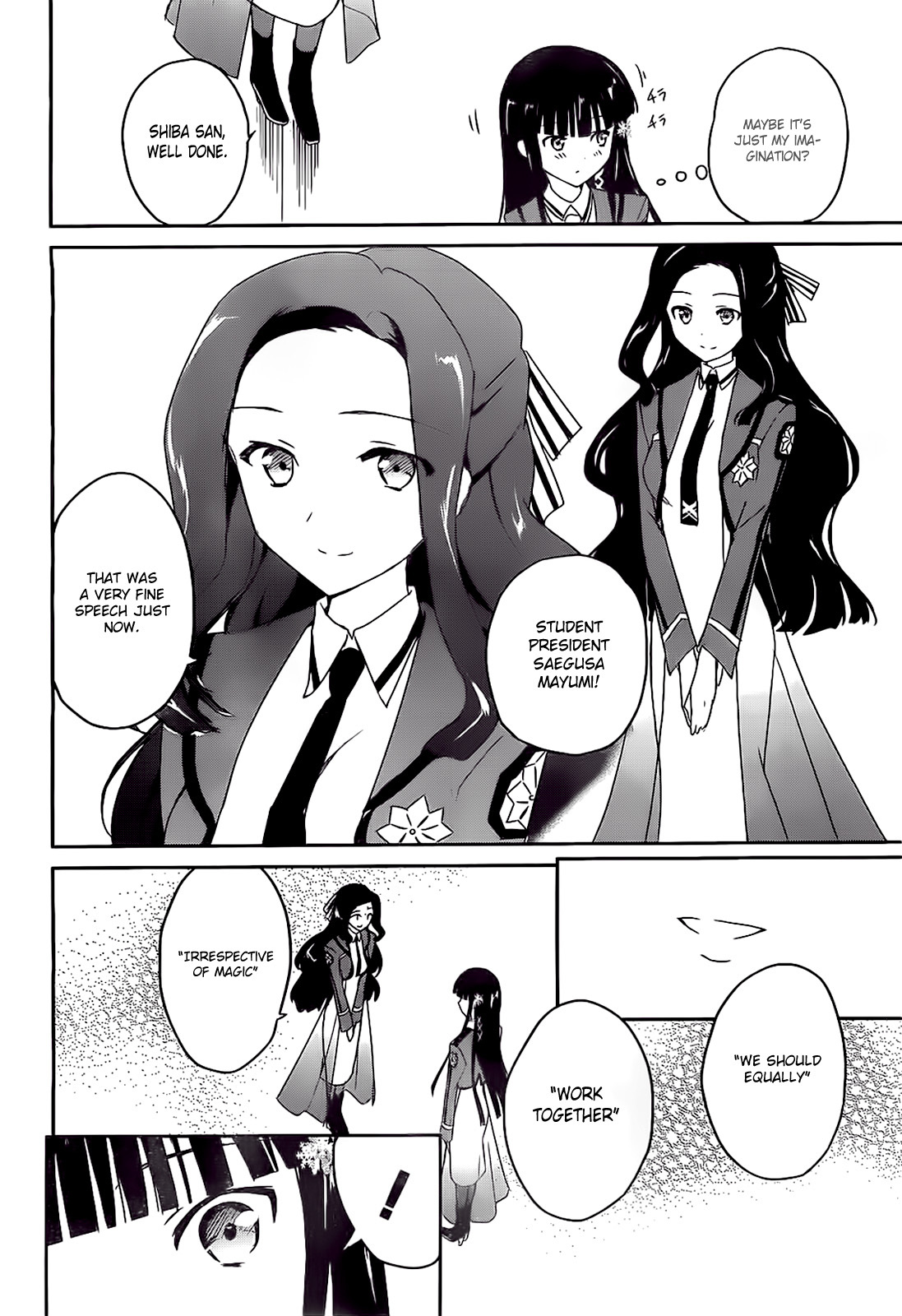 Mahouka Koukou no Yuutousei Chapter 3 page 8 - Chapter 3: Chapter 3