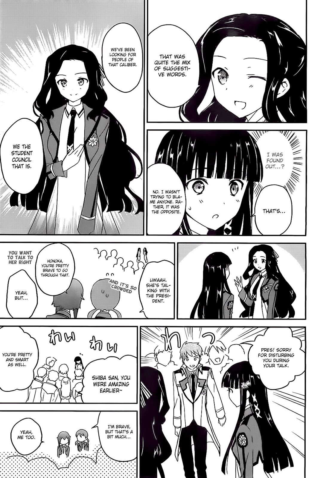 Mahouka Koukou no Yuutousei Chapter 3 page 9 - Chapter 3: Chapter 3