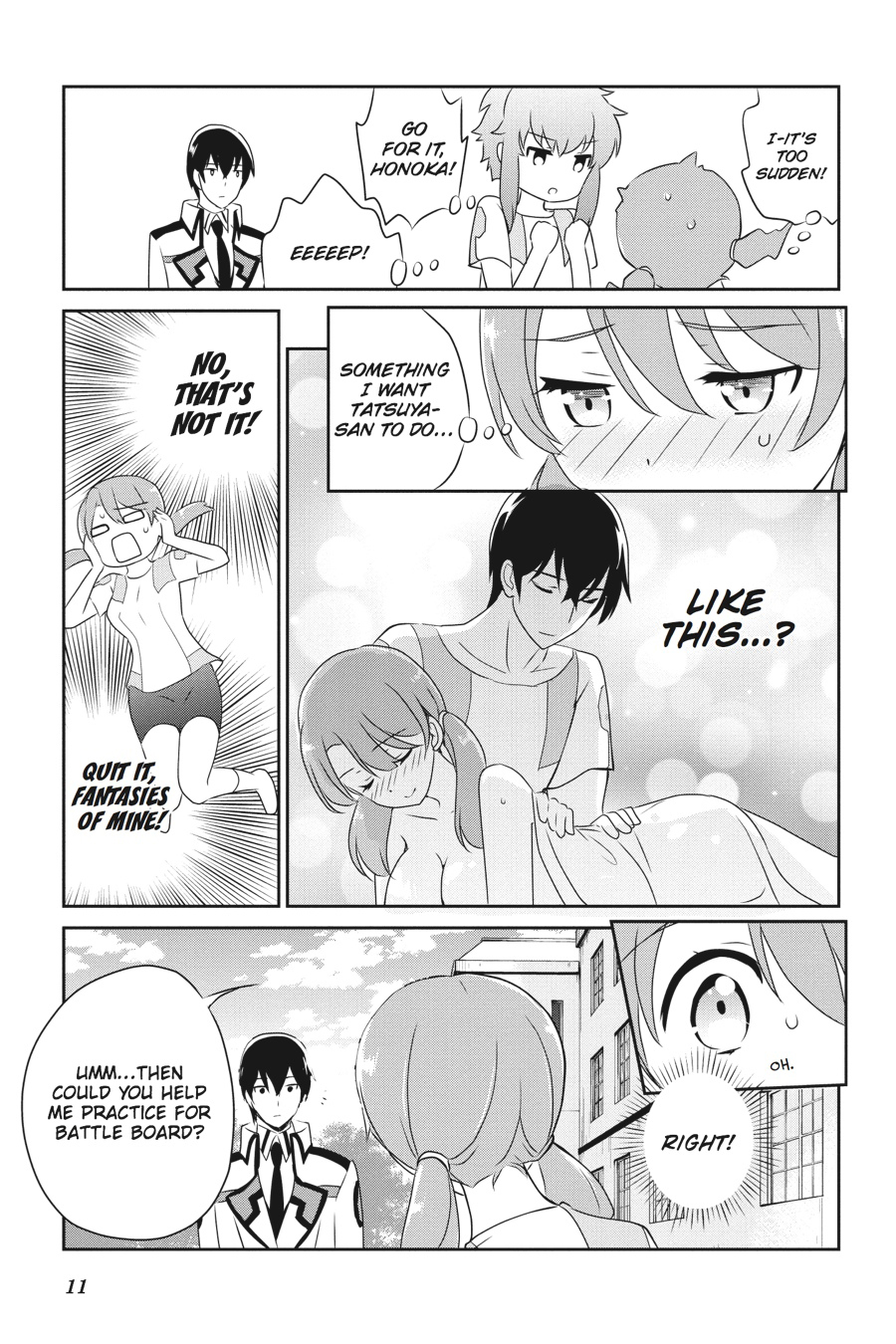 Mahouka Koukou no Yuutousei Chapter 31 page 12 - Chapter 31