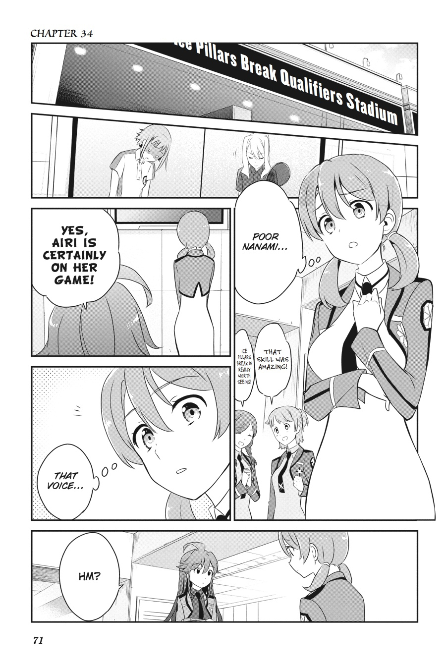 Mahouka Koukou no Yuutousei Chapter 34 page 1 - Chapter 34