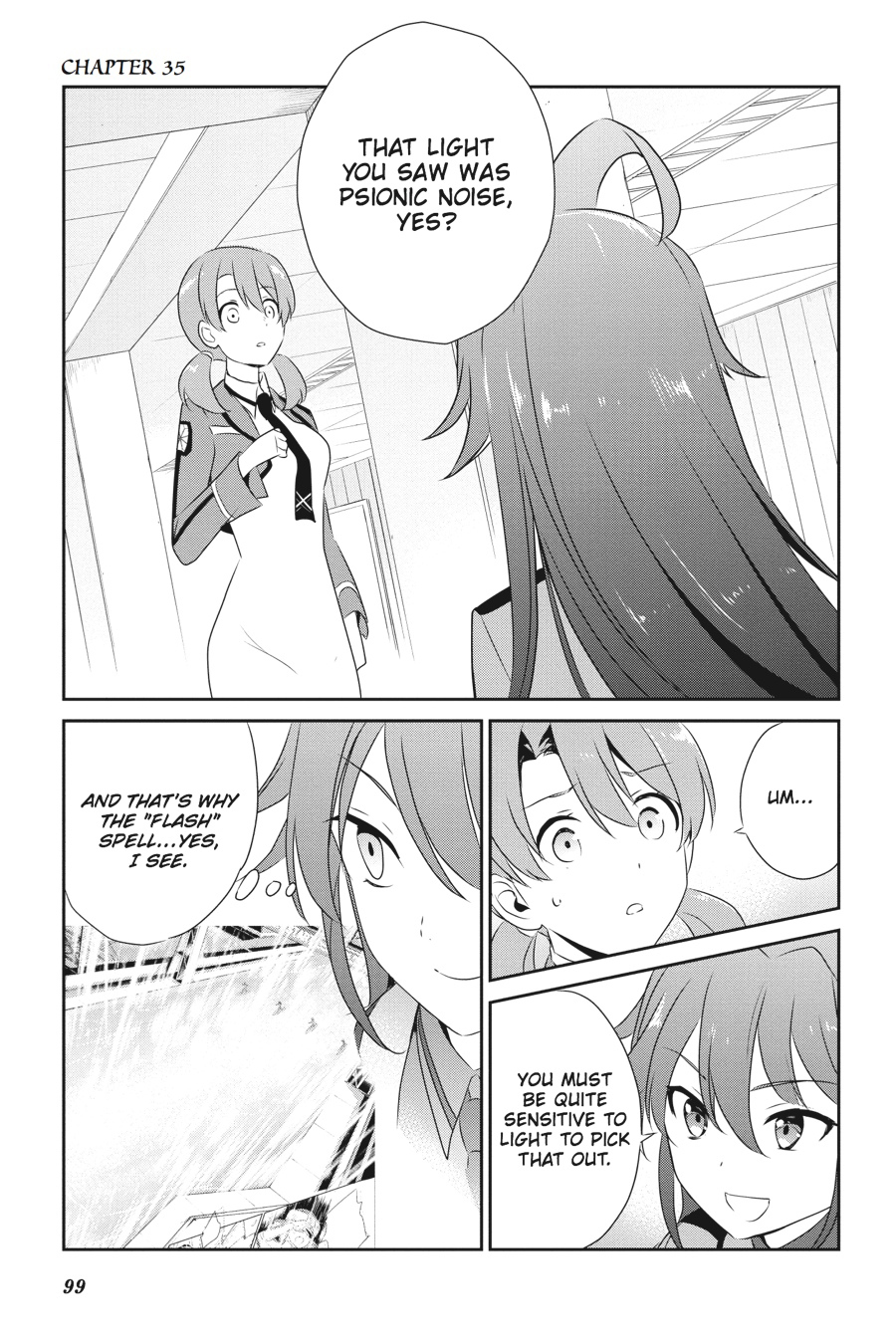 Mahouka Koukou no Yuutousei Chapter 35 page 1 - Chapter 35