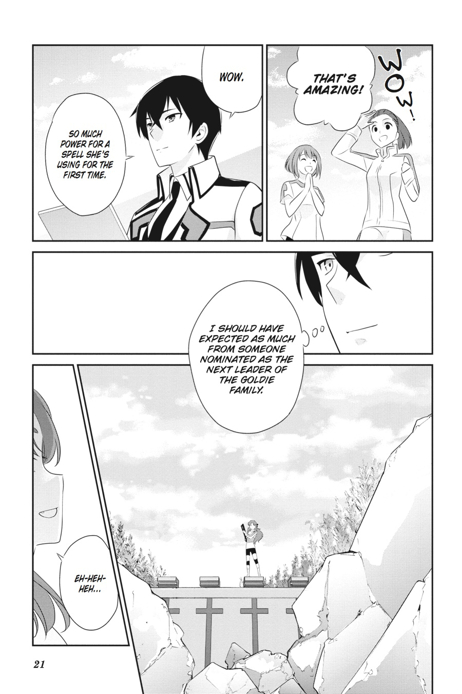 Mahouka Koukou no Yuutousei Chapter 36 page 22 - Chapter 36