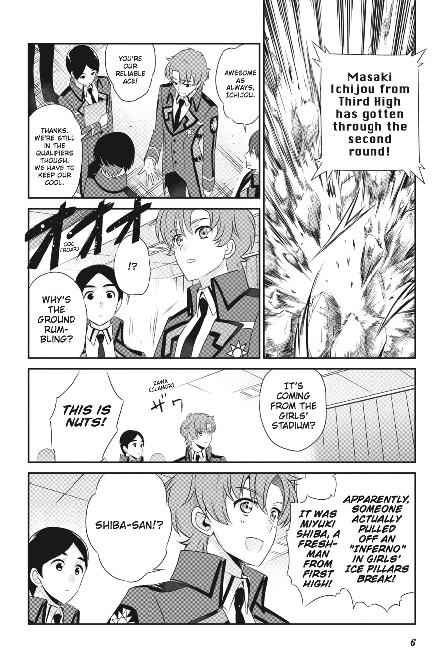 Mahouka Koukou no Yuutousei Chapter 36 page 7 - Chapter 36