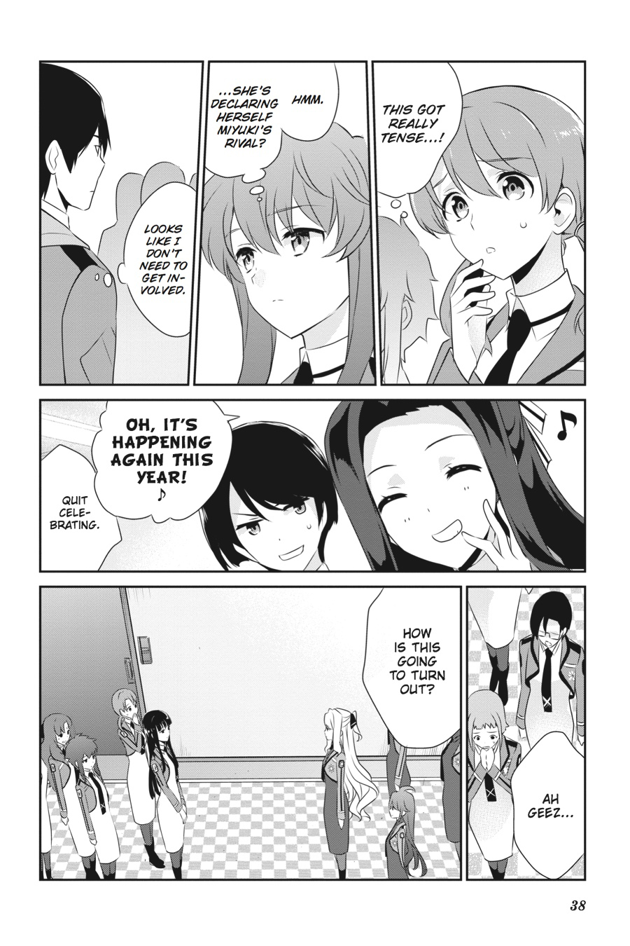 Mahouka Koukou no Yuutousei Chapter 37 page 11 - Chapter 37