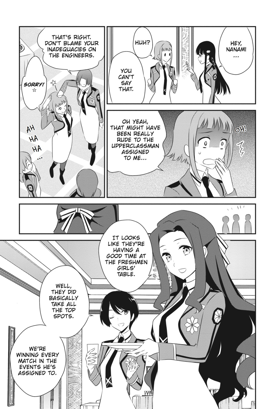 Mahouka Koukou no Yuutousei Chapter 37 page 5 - Chapter 37