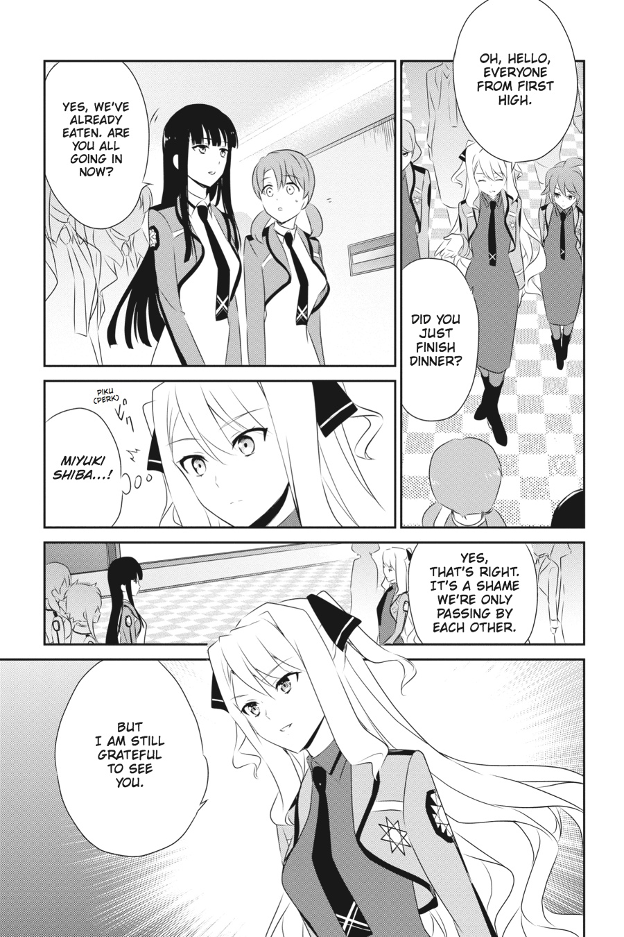 Mahouka Koukou no Yuutousei Chapter 37 page 9 - Chapter 37
