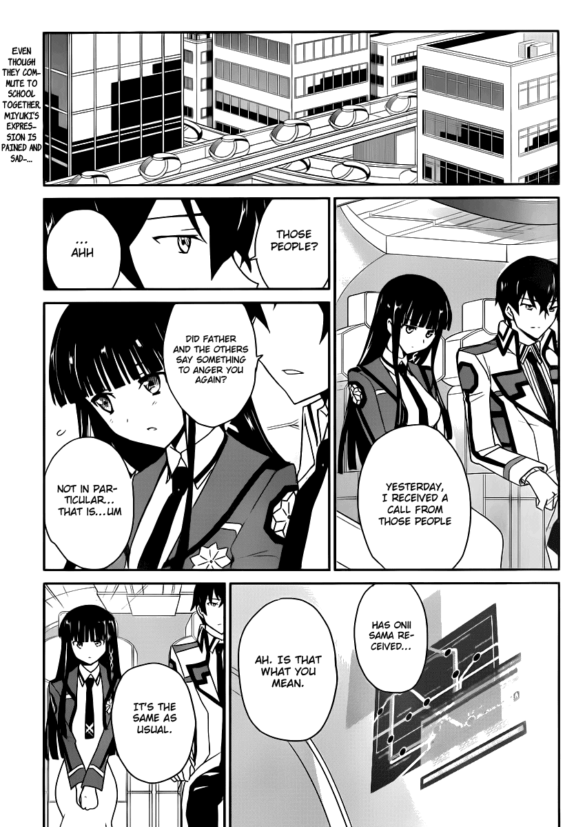 Mahouka Koukou no Yuutousei Chapter 4 page 1 - Chapter 4: Chapter 4