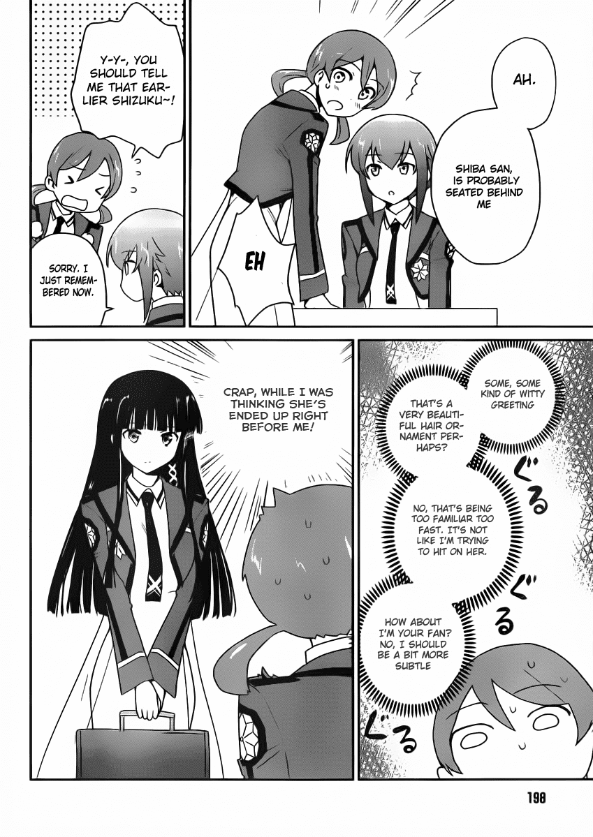 Mahouka Koukou no Yuutousei Chapter 4 page 8 - Chapter 4: Chapter 4