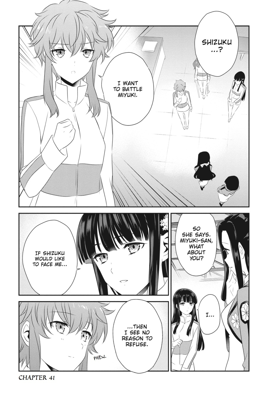 Mahouka Koukou no Yuutousei Chapter 41 page 1 - Chapter 41