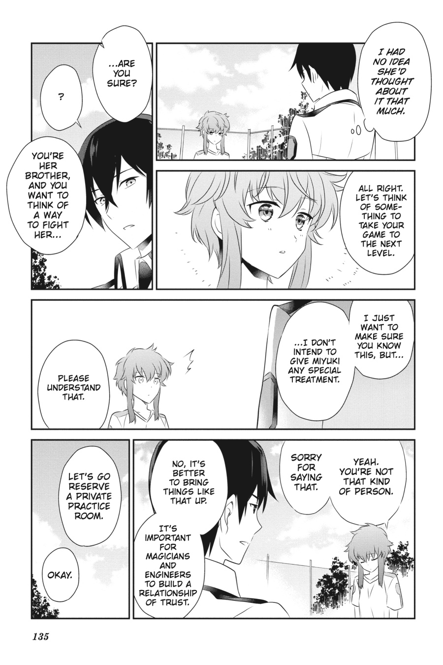 Mahouka Koukou no Yuutousei Chapter 41 page 7 - Chapter 41