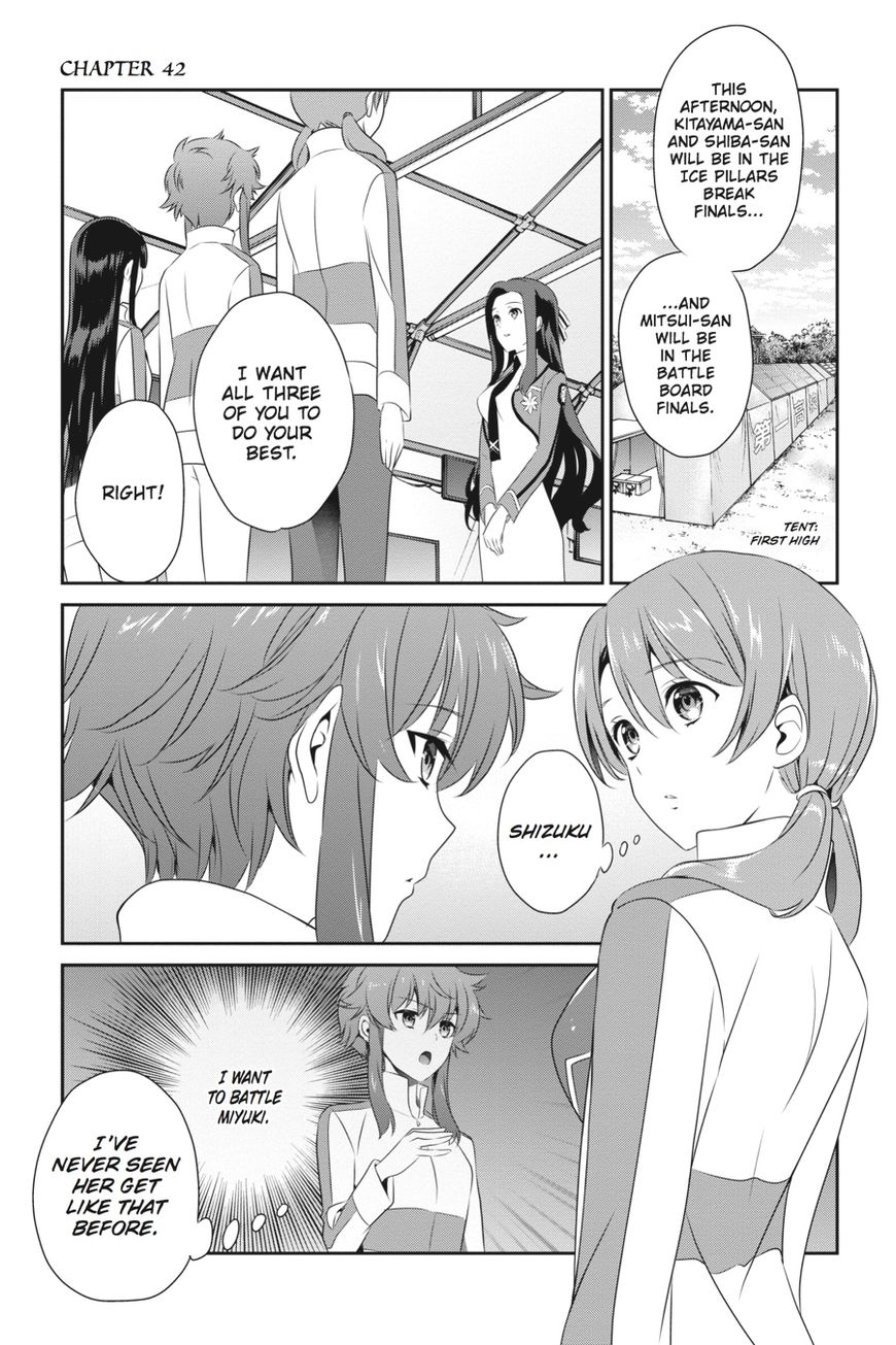 Mahouka Koukou no Yuutousei Chapter 42 page 4 - Chapter 42