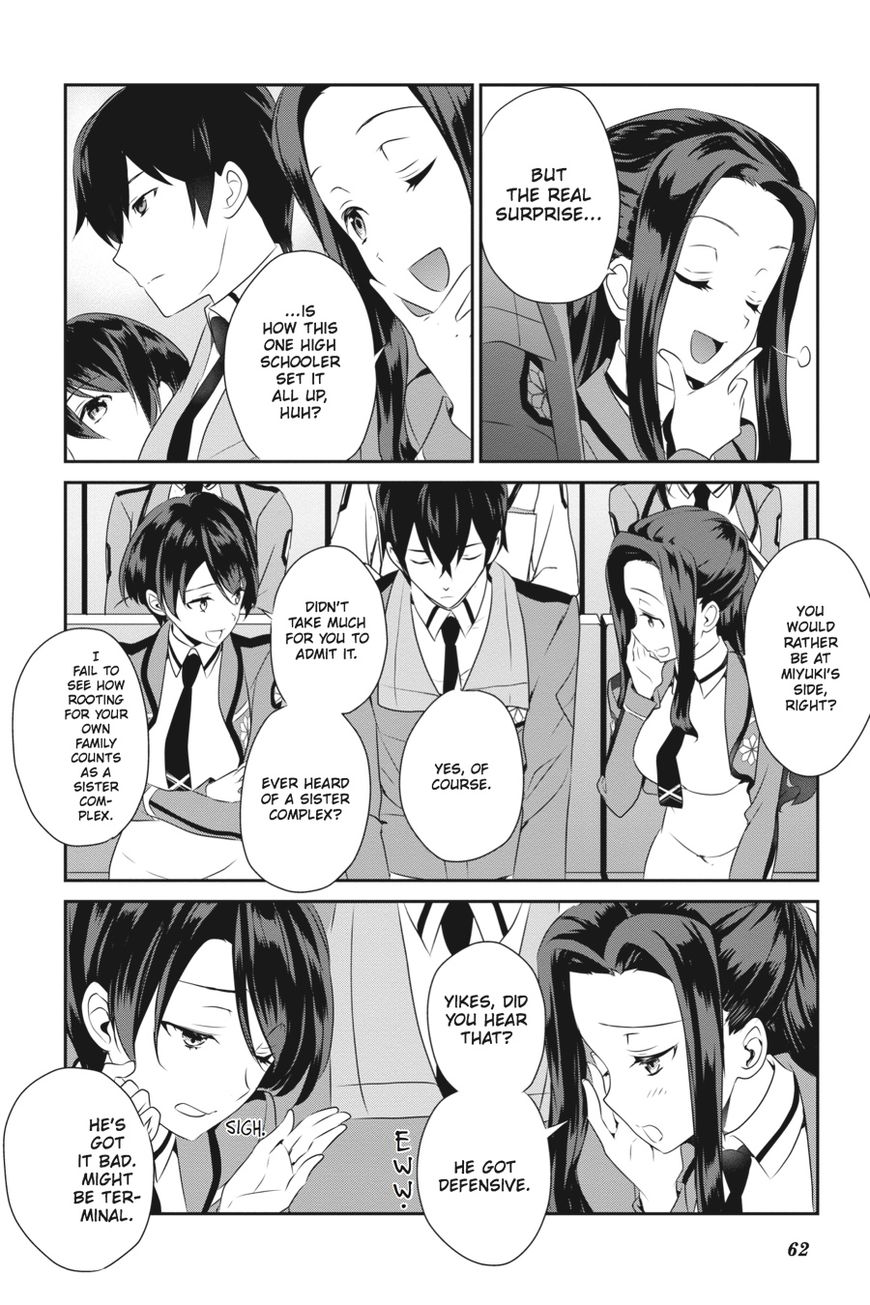 Mahouka Koukou no Yuutousei Chapter 45 page 8 - Chapter 45