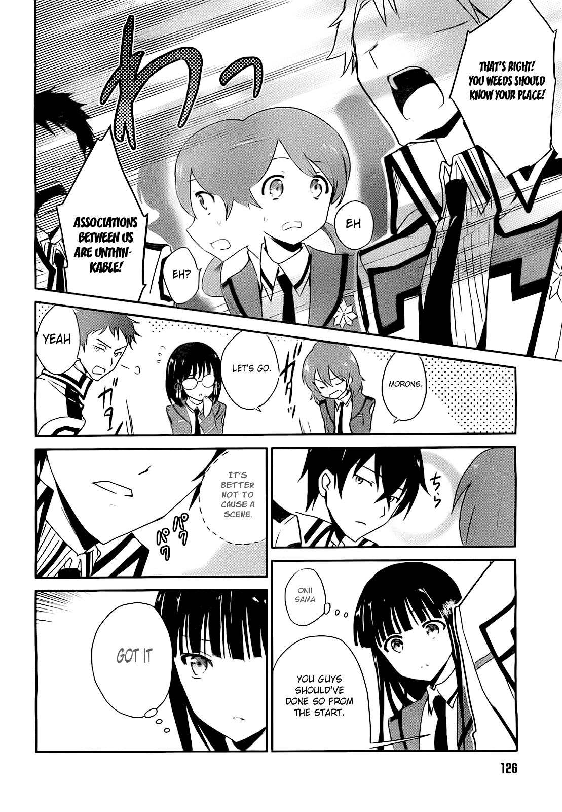Mahouka Koukou no Yuutousei Chapter 5 page 4 - Chapter 5: Chapter 5