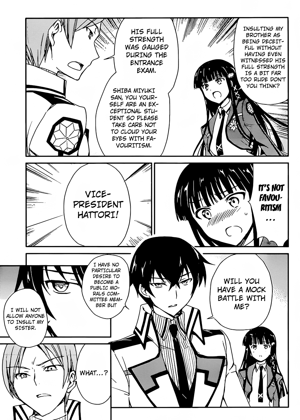 Mahouka Koukou no Yuutousei Chapter 6 page 15 - Chapter 6: Chapter 6
