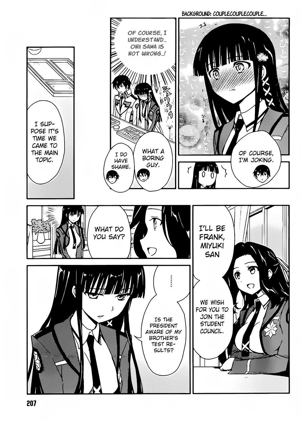 Mahouka Koukou no Yuutousei Chapter 6 page 5 - Chapter 6: Chapter 6