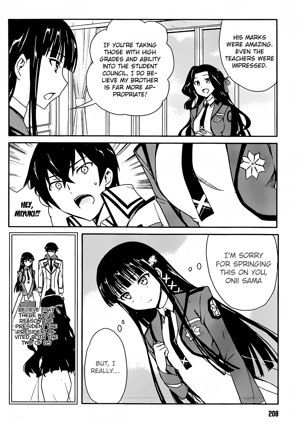 Mahouka Koukou no Yuutousei Chapter 6 page 6 - Chapter 6: Chapter 6