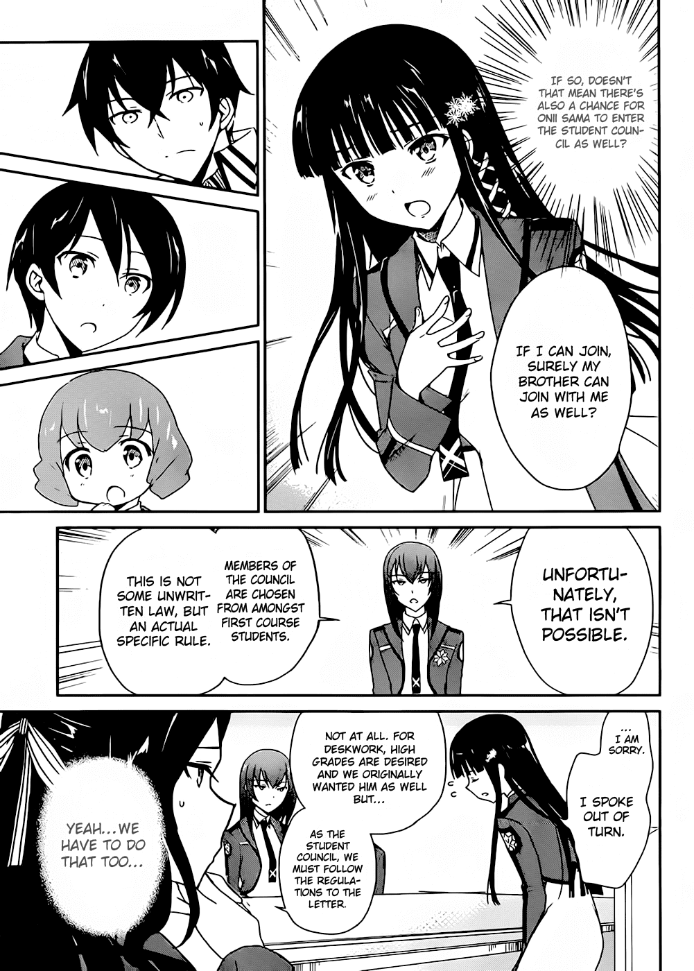 Mahouka Koukou no Yuutousei Chapter 6 page 7 - Chapter 6: Chapter 6