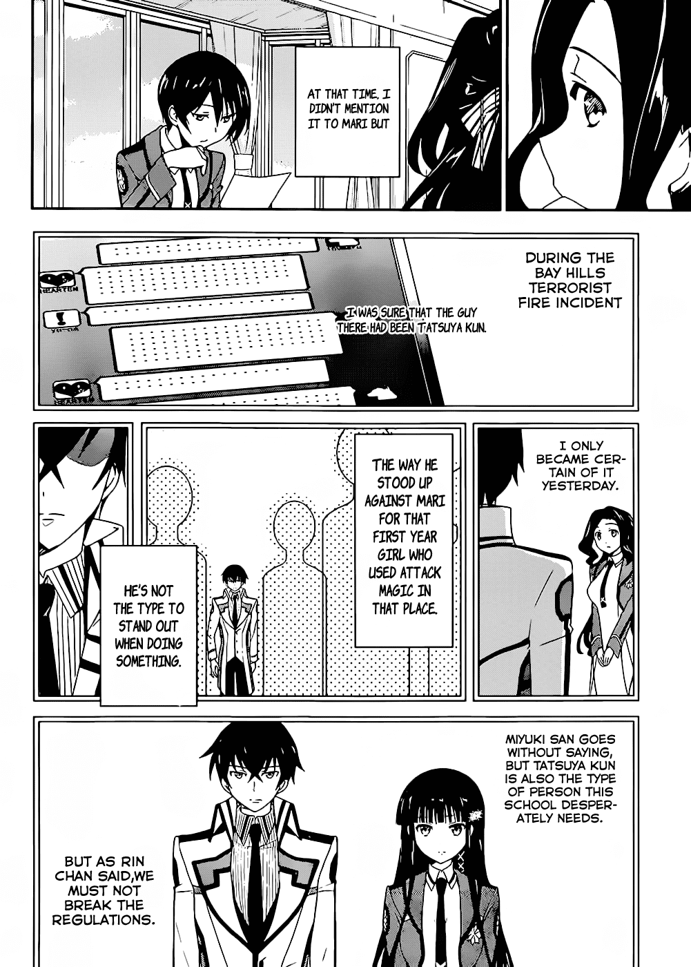 Mahouka Koukou no Yuutousei Chapter 6 page 8 - Chapter 6: Chapter 6