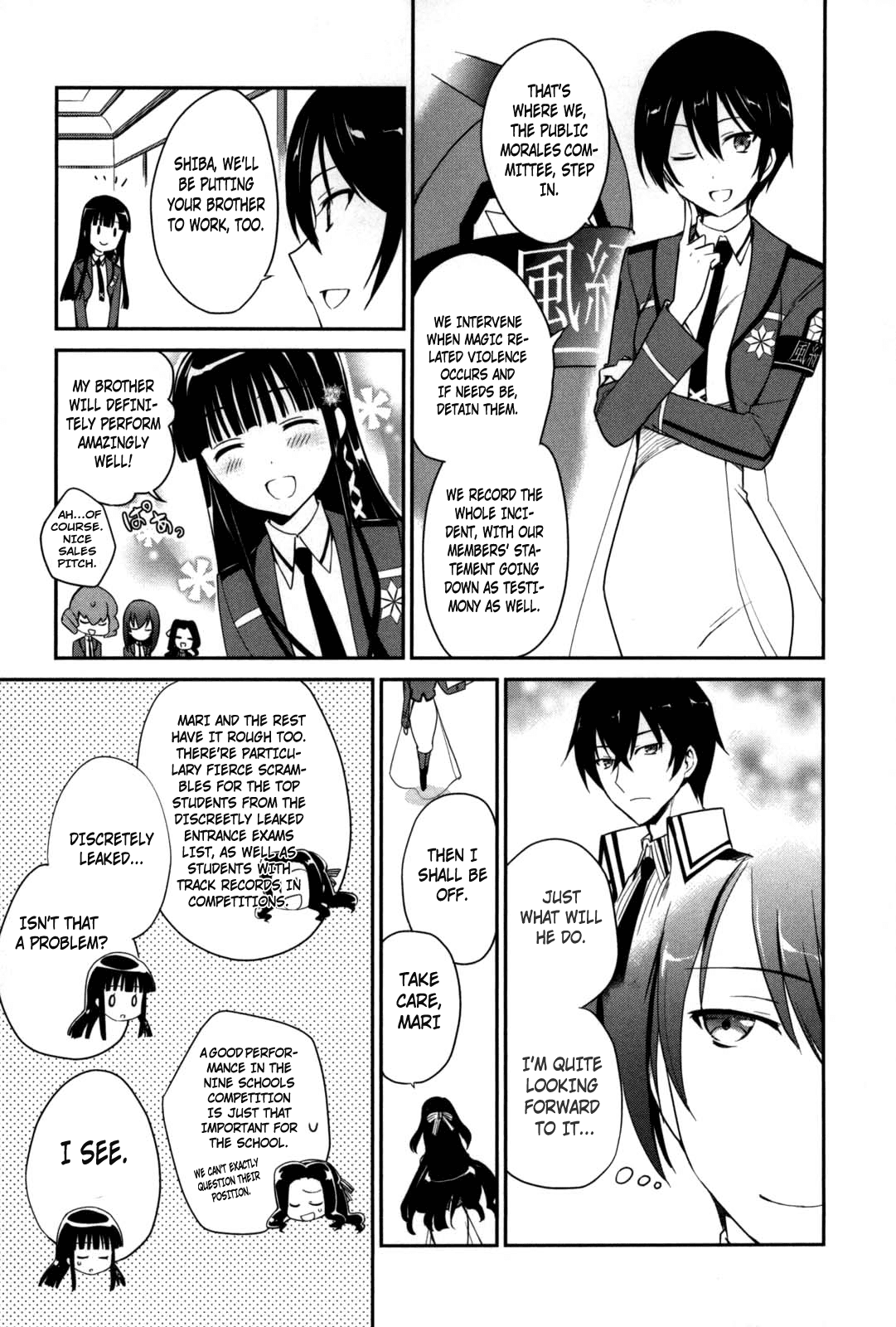 Mahouka Koukou no Yuutousei Chapter 9 page 5 - Chapter 9: Chapter 9