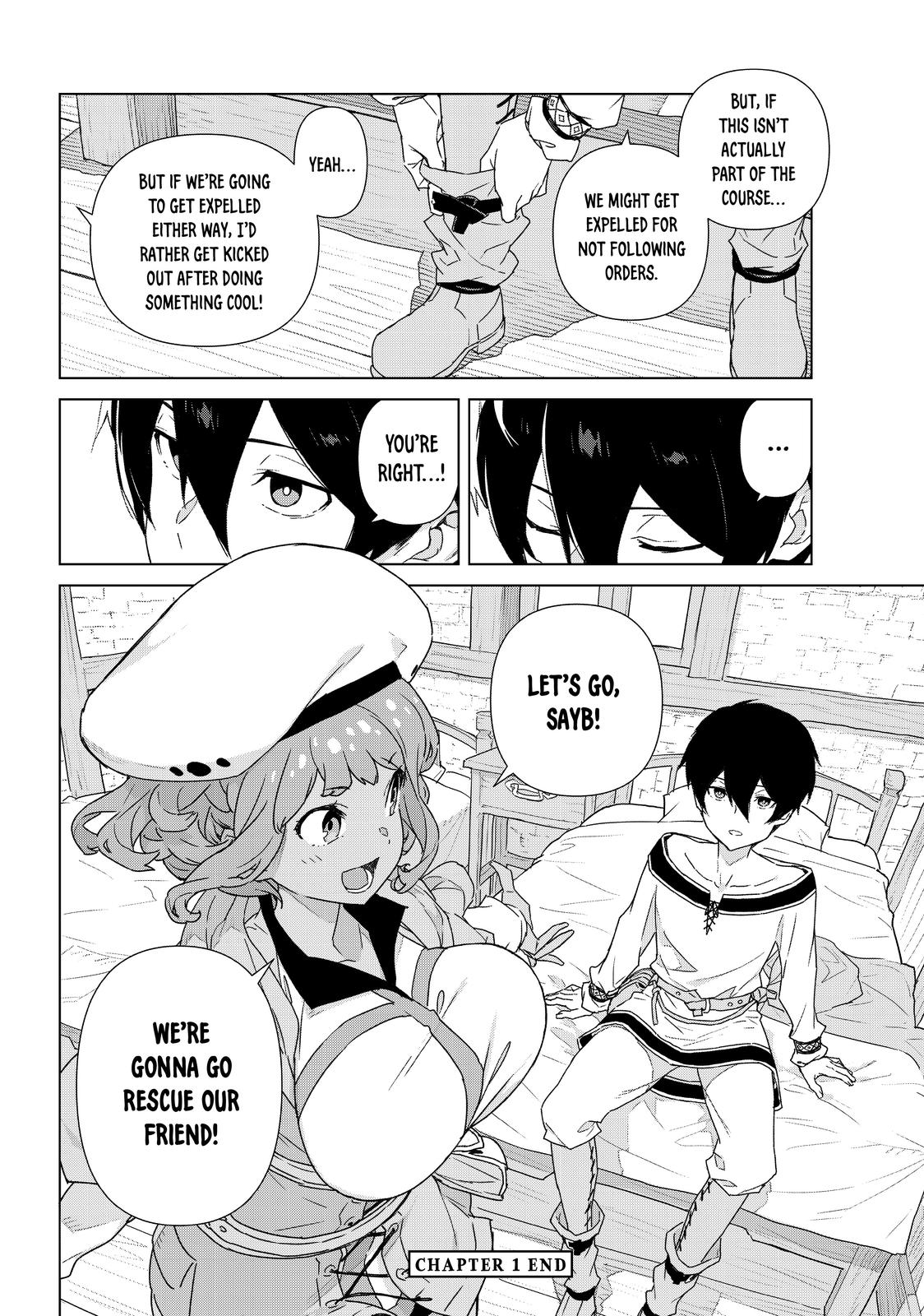 Mahoutsukai Reimeiki Chapter 1 page 60 - Chapter 1