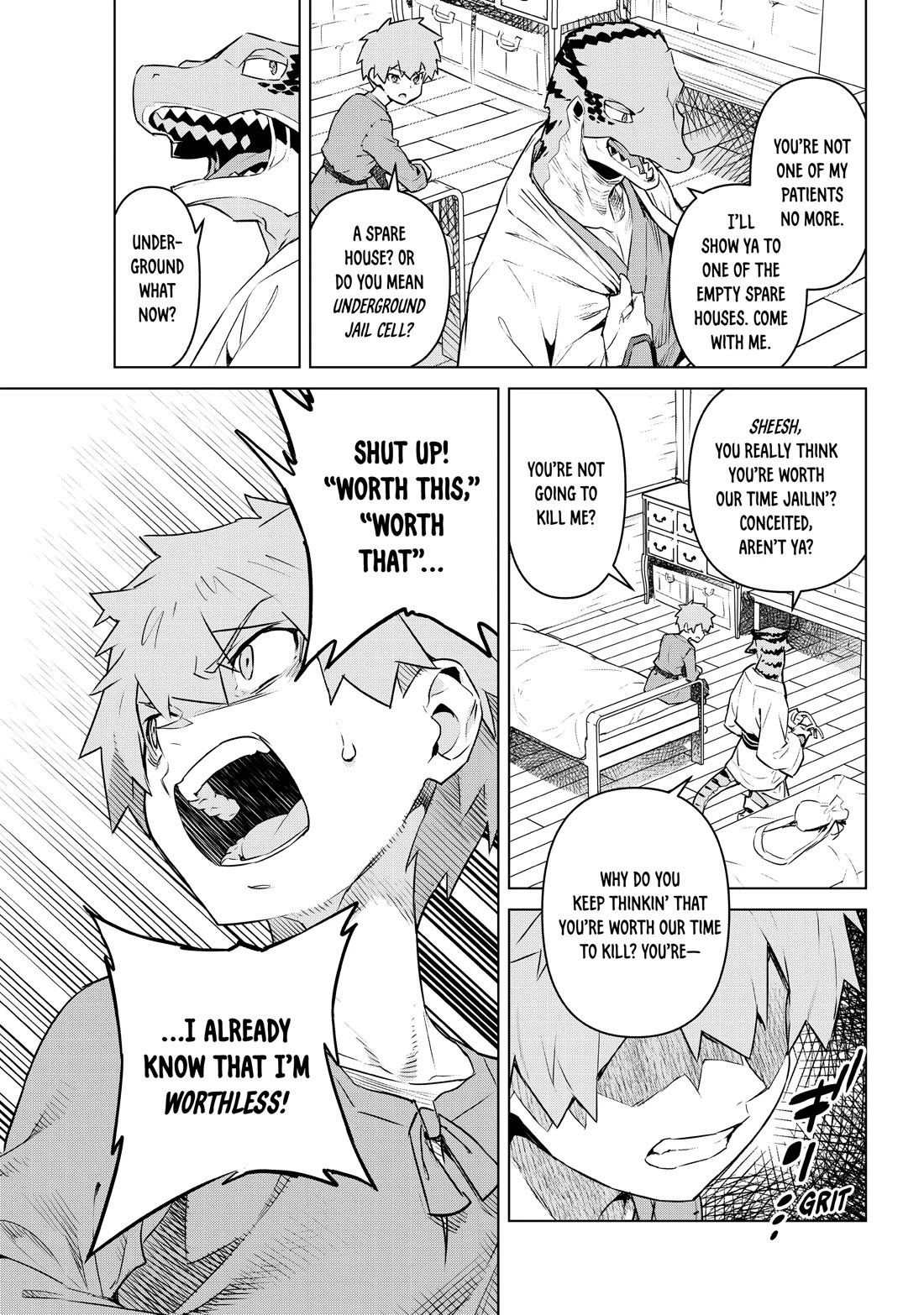 Mahoutsukai Reimeiki Chapter 31 page 13 - Chapter 31: MEAL OF DESPAIR