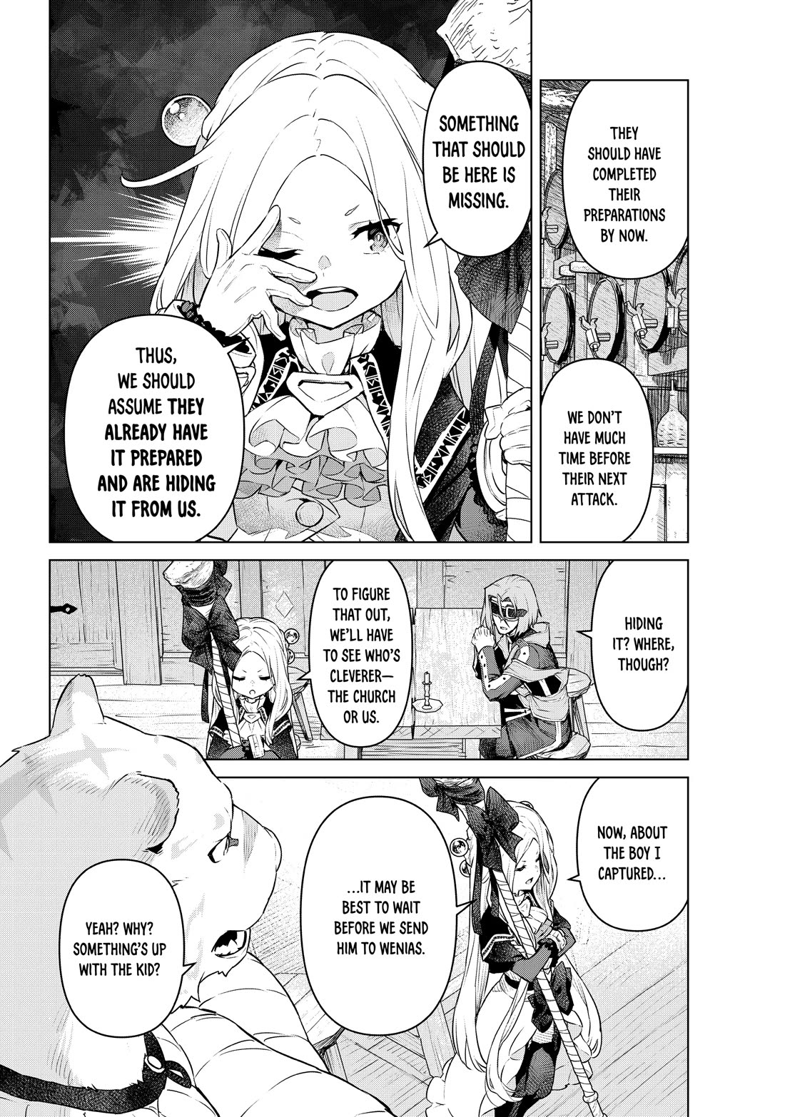 Mahoutsukai Reimeiki Chapter 31 page 4 - Chapter 31: MEAL OF DESPAIR
