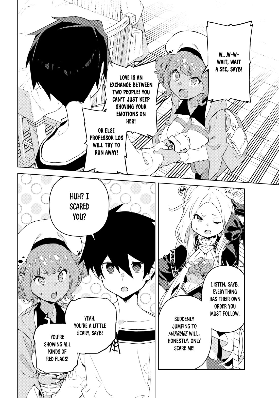 Mahoutsukai Reimeiki Chapter 32 page 10 - Chapter 32: SHACKLES OF THE HEART