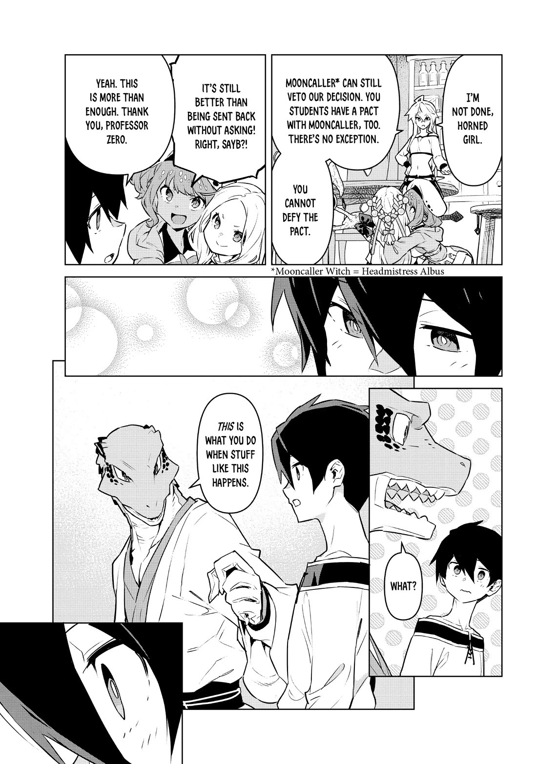 Mahoutsukai Reimeiki Chapter 35 page 18 - Chapter 35: GRADUATION EXAM