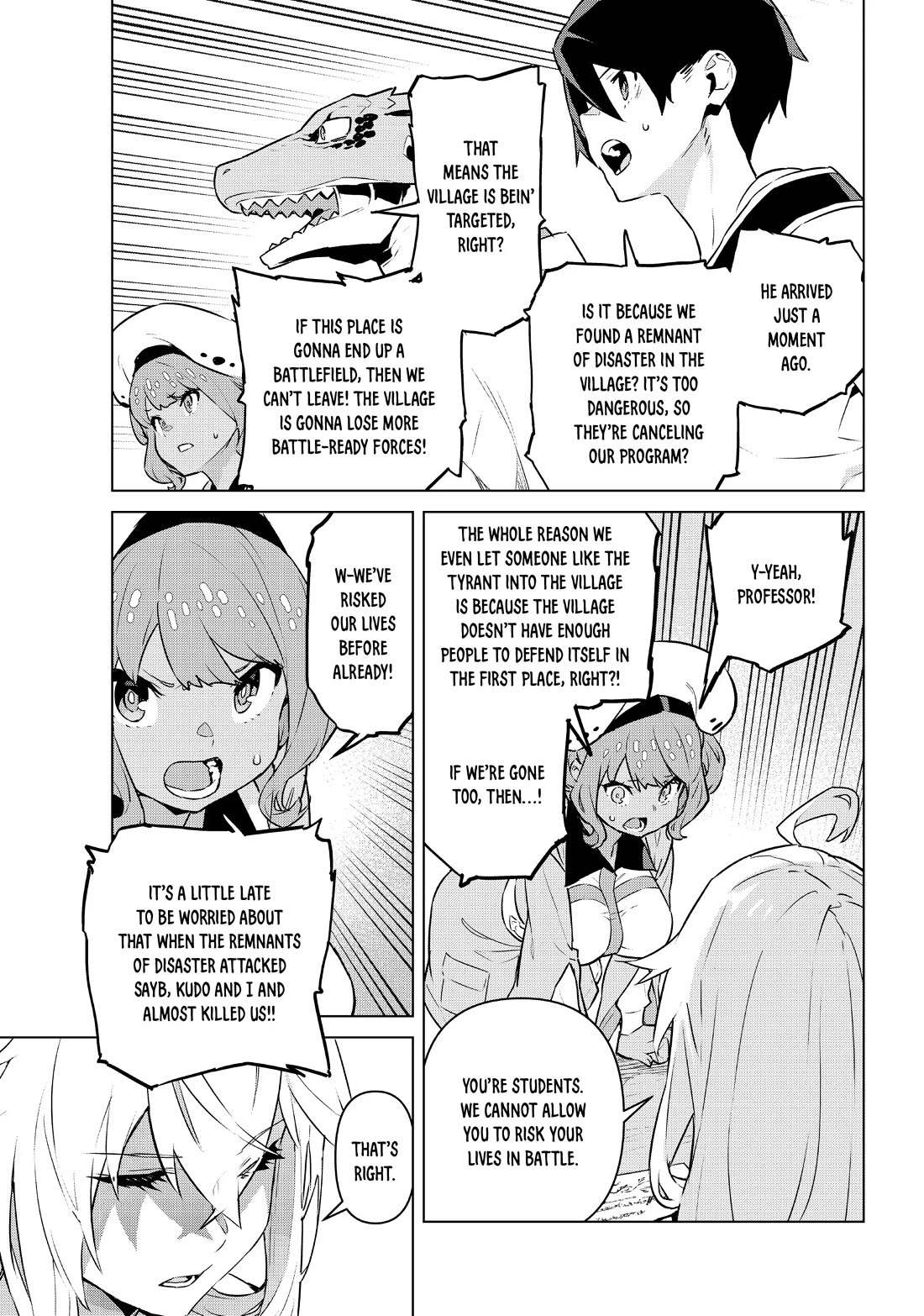 Mahoutsukai Reimeiki Chapter 35 page 4 - Chapter 35: GRADUATION EXAM