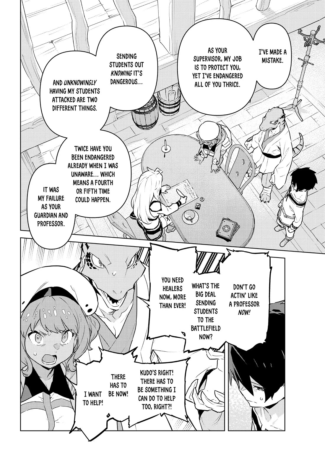 Mahoutsukai Reimeiki Chapter 35 page 5 - Chapter 35: GRADUATION EXAM