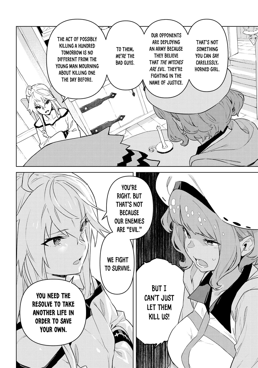 Mahoutsukai Reimeiki Chapter 35 page 7 - Chapter 35: GRADUATION EXAM