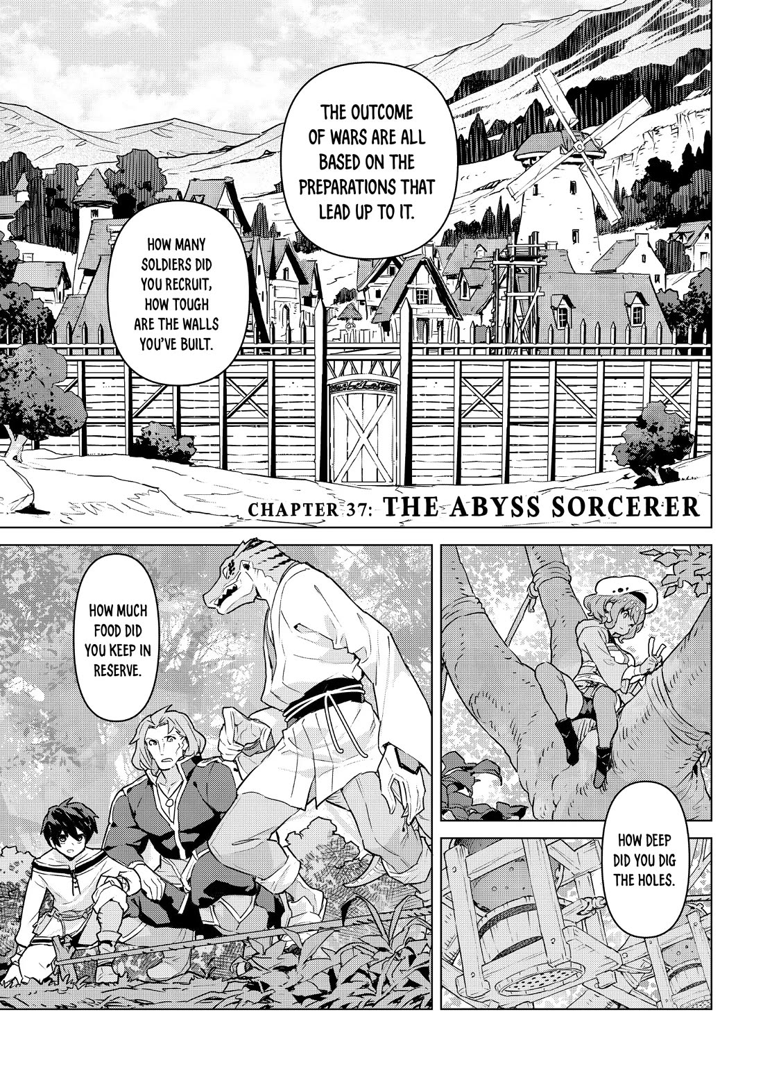 Mahoutsukai Reimeiki Chapter 37 page 1 - Chapter 37: THE ABYSS SORCERER