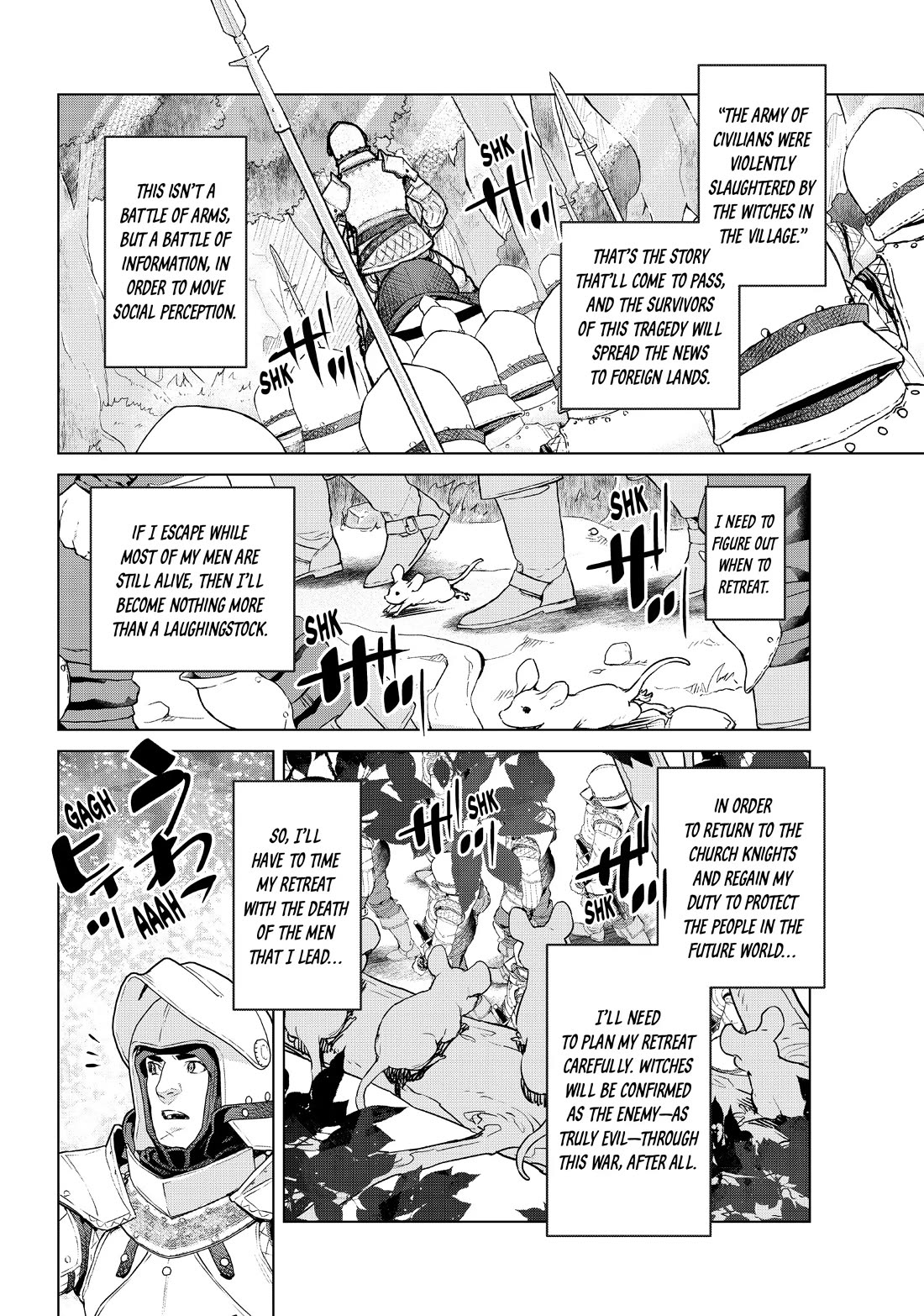 Mahoutsukai Reimeiki Chapter 37 page 17 - Chapter 37: THE ABYSS SORCERER