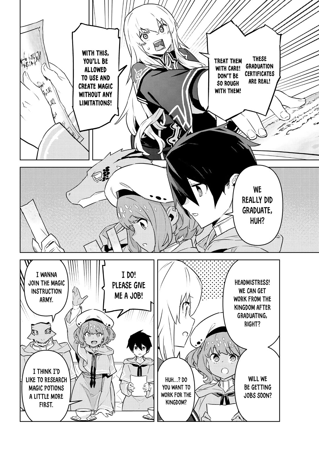 Mahoutsukai Reimeiki Chapter 40 page 20 - Chapter 40: LEAVING THE NEST [END]