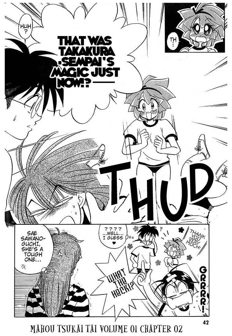 Mahoutsukai Tai! Chapter 2 page 15 - Chapter 2: Sempai, Lunch, And Someone's Magic