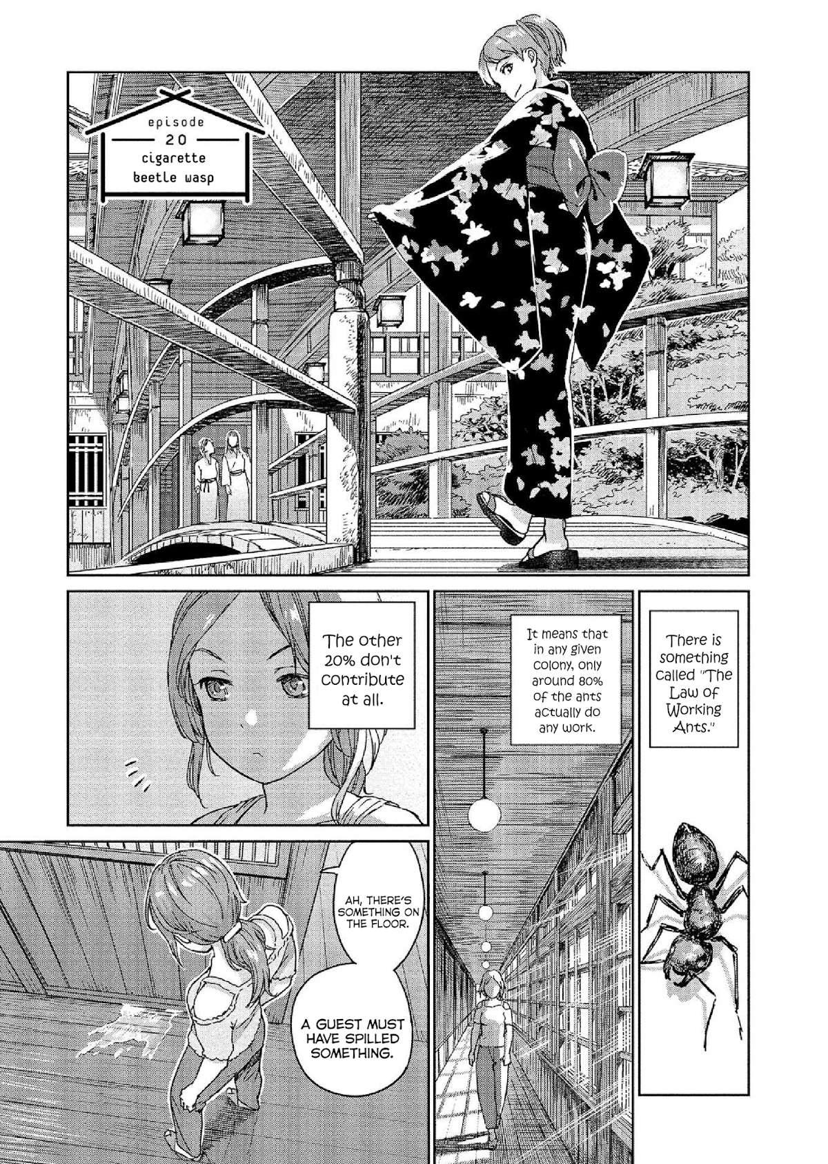 Mai no Mushigurashi Chapter 20 page 1 - Chapter 20: Cigarette Beetle Wasp