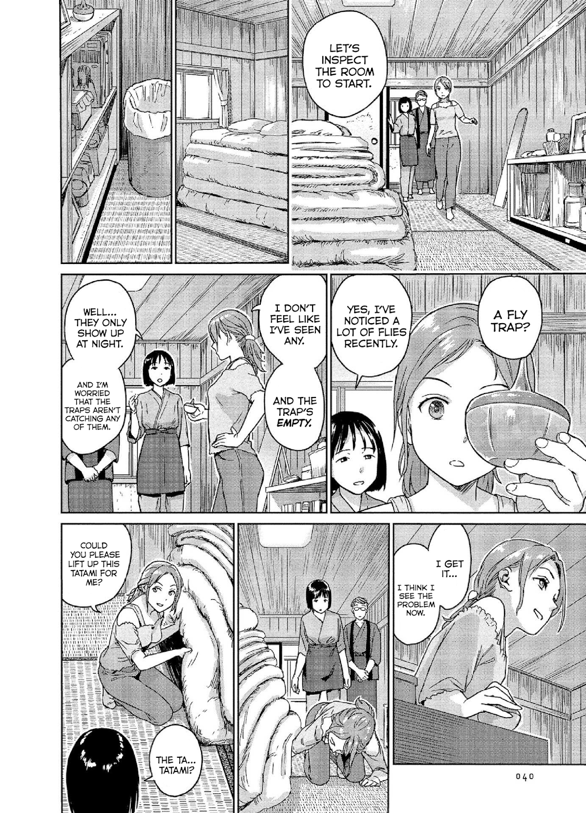 Mai no Mushigurashi Chapter 20 page 4 - Chapter 20: Cigarette Beetle Wasp