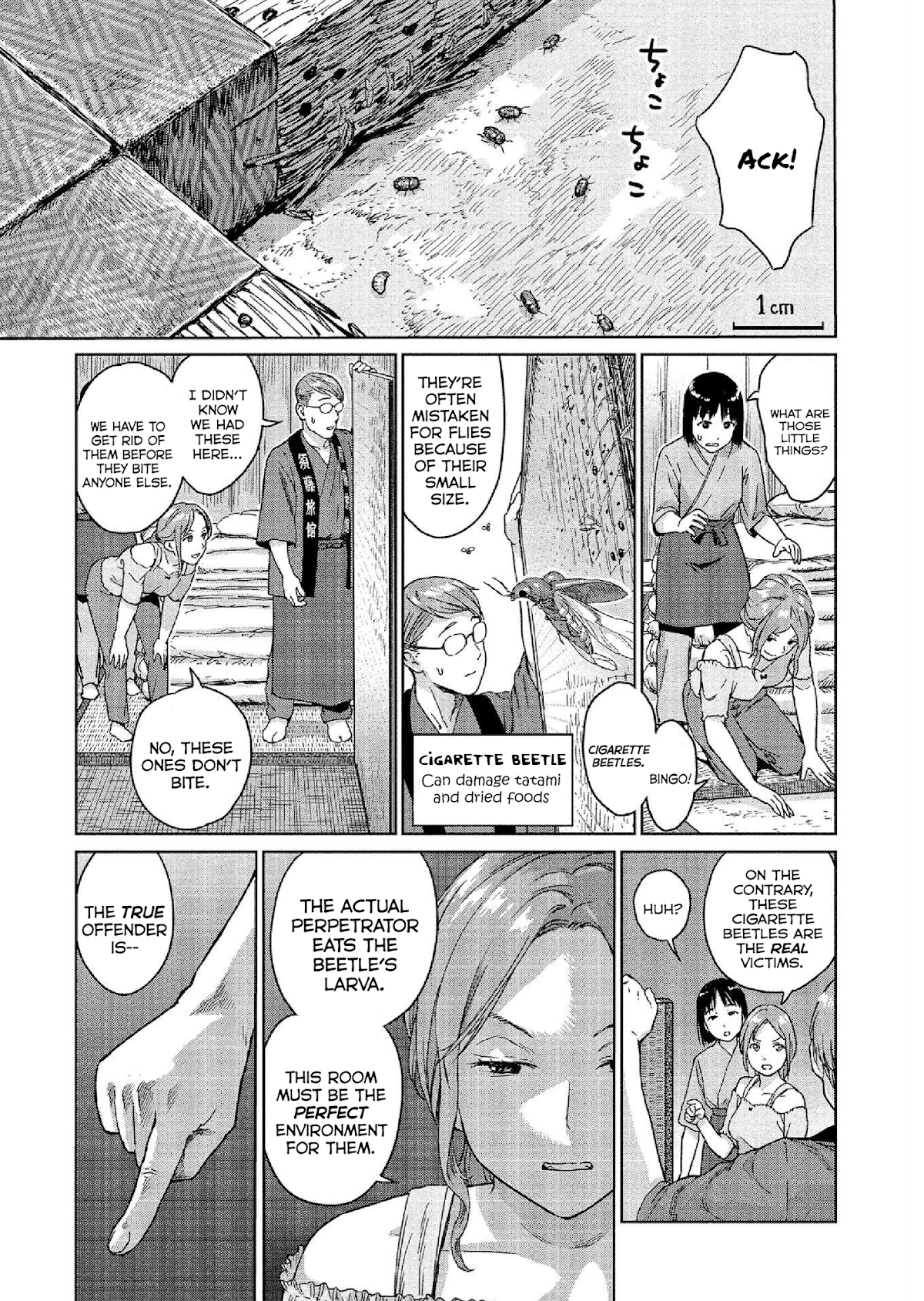 Mai no Mushigurashi Chapter 20 page 5 - Chapter 20: Cigarette Beetle Wasp