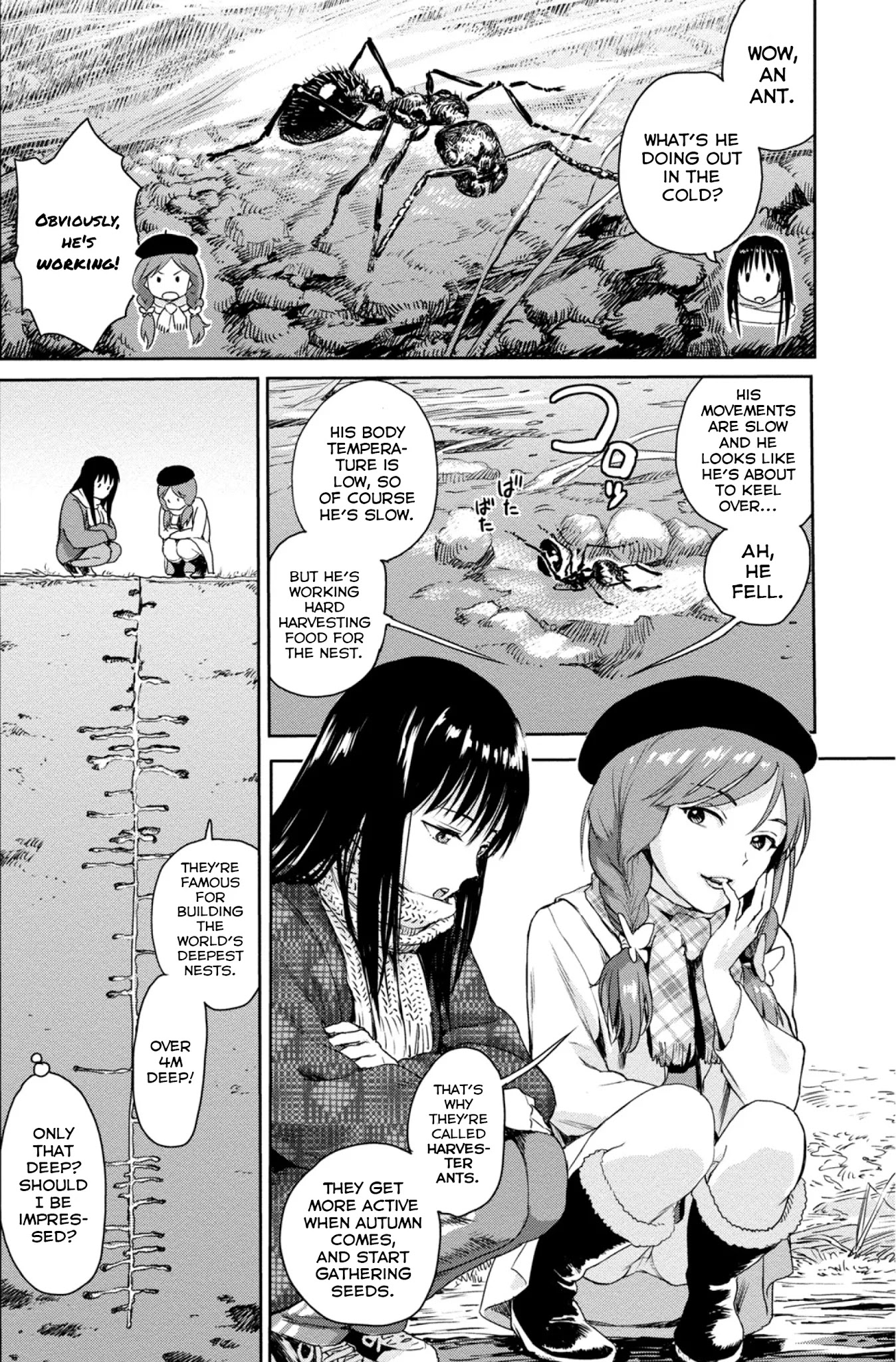 Mai no Mushigurashi Chapter 3 page 4 - Chapter 3: Harvester Ant